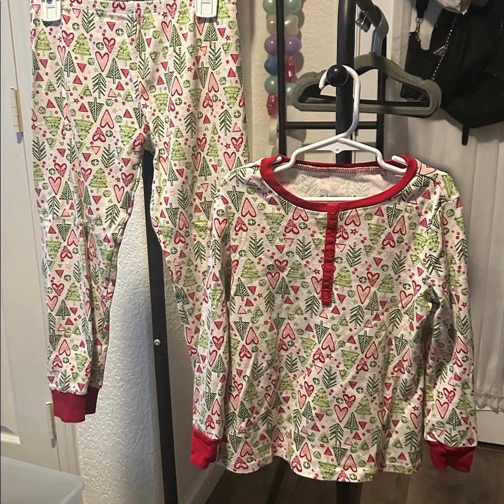 American girl hearts & pine pajamas set